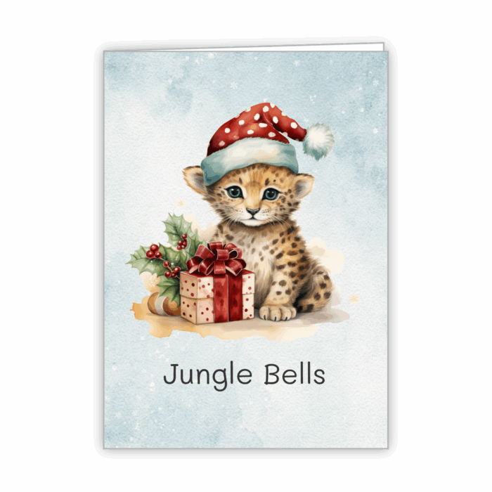 Christmas Greeting Card Tails