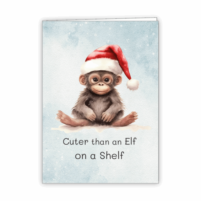 Christmas Greeting Card Tails