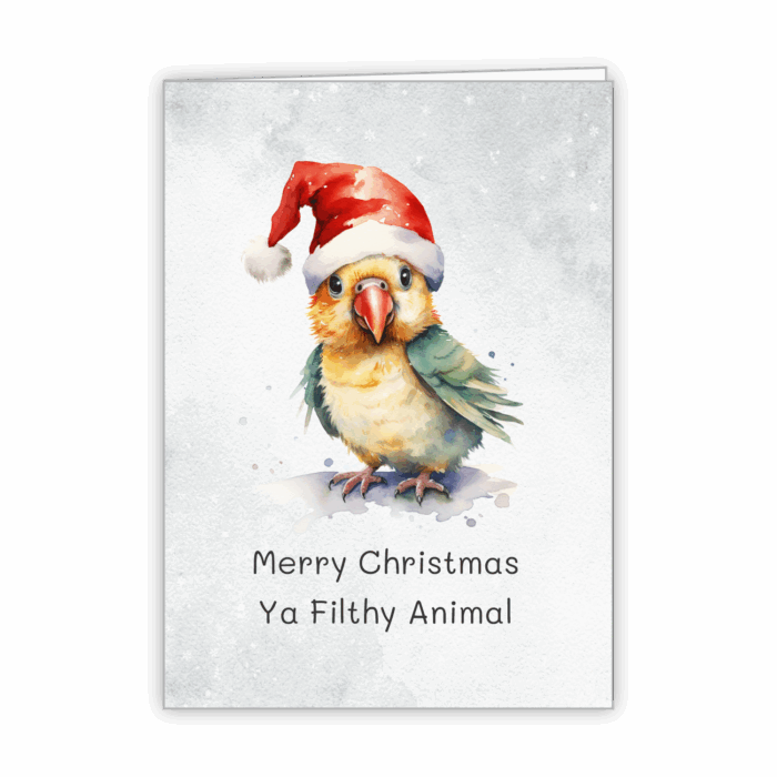 Christmas Greeting Card Tails