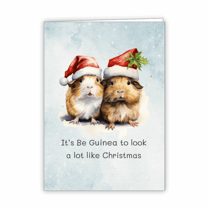 Christmas Greeting Card Tails