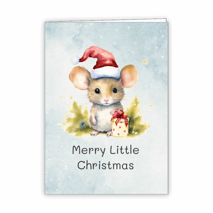 Christmas Greeting Card Tails