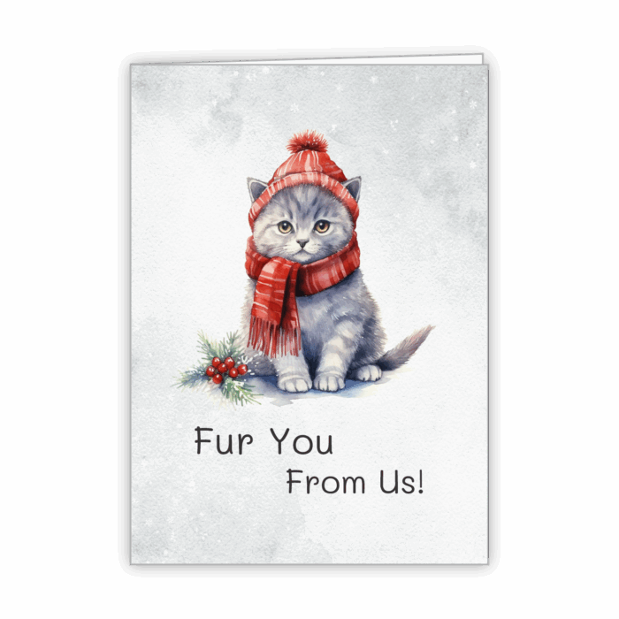 Christmas Greeting Card Tails
