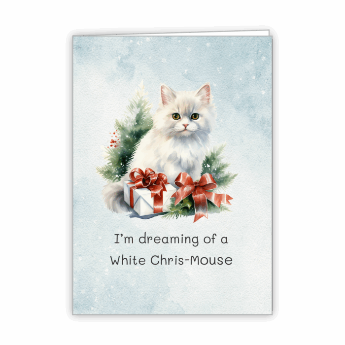 Christmas Greeting Card Tails