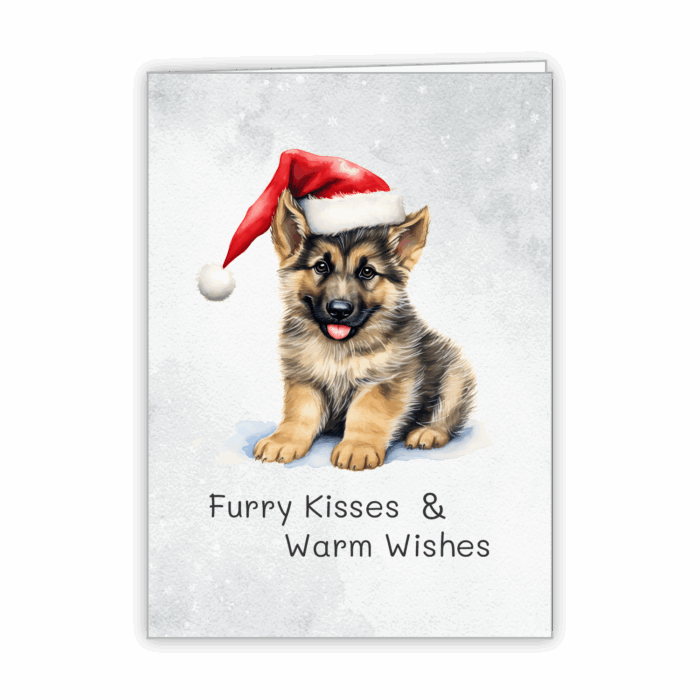 Christmas Greeting Card Tails