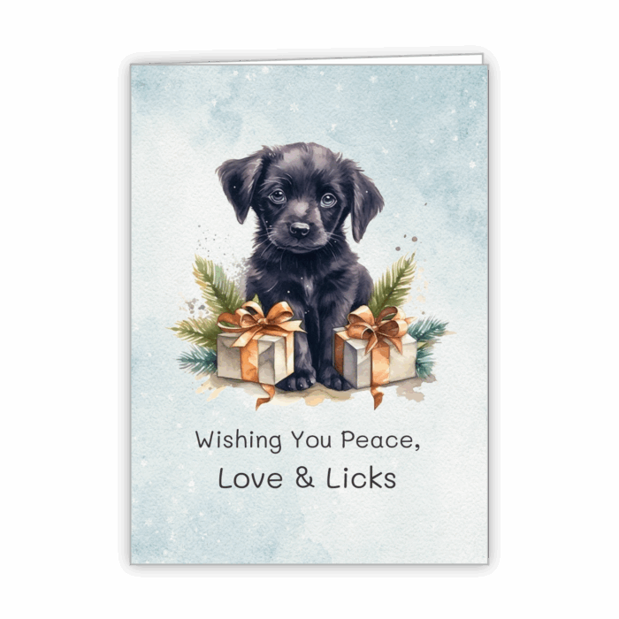 Christmas Greeting Card Tails
