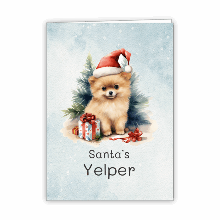 Christmas Greeting Card Tails