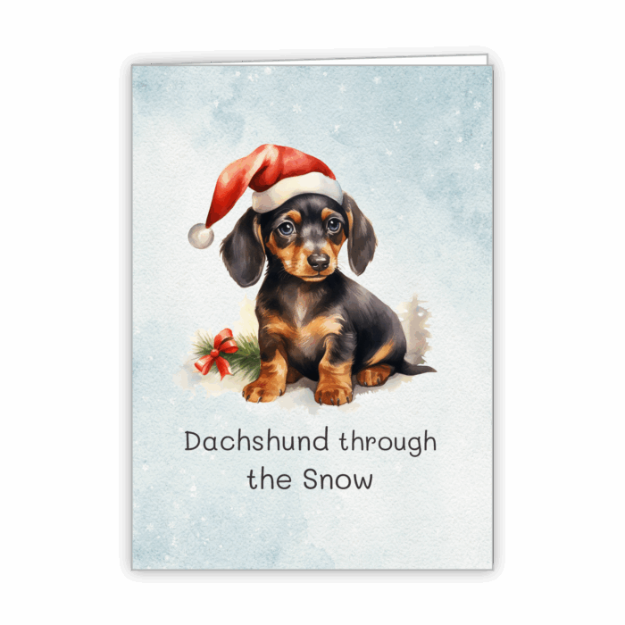 Christmas Greeting Card Tails