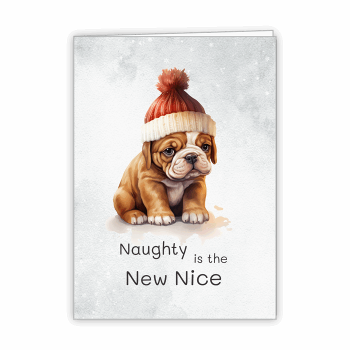 Christmas Greeting Card Tails