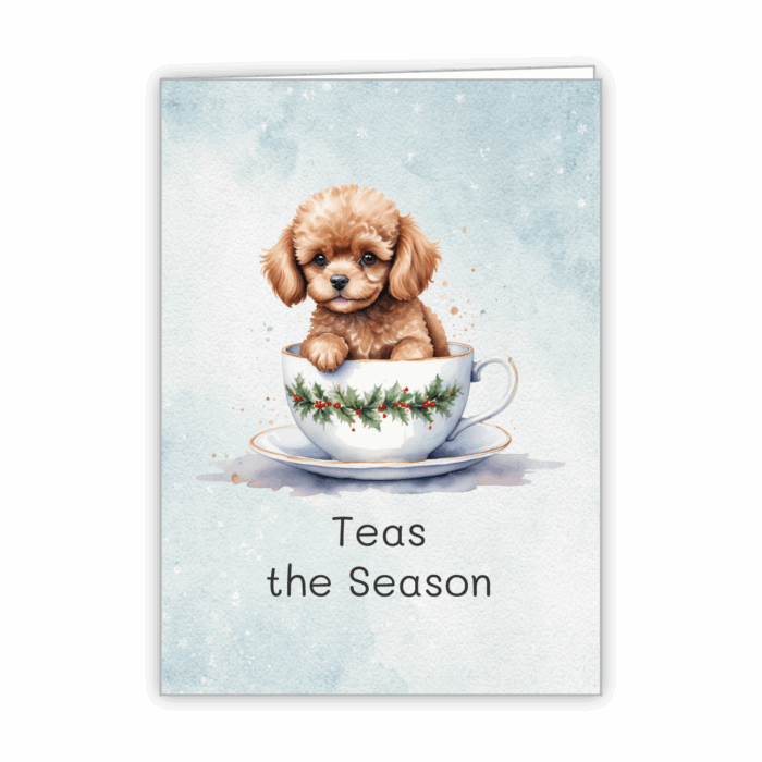 Christmas Greeting Card Tails
