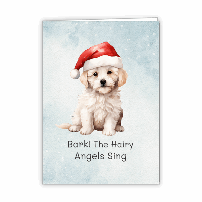 Christmas Greeting Card Tails