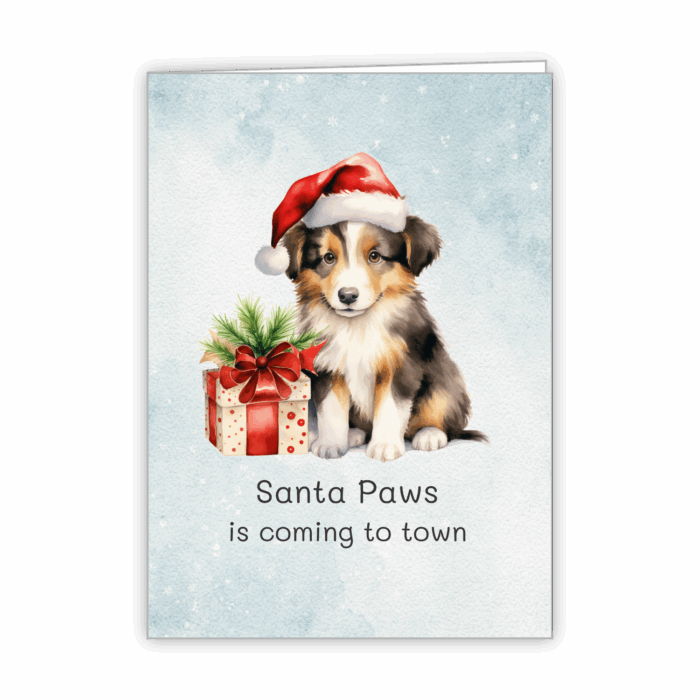 Christmas Greeting Card Tails