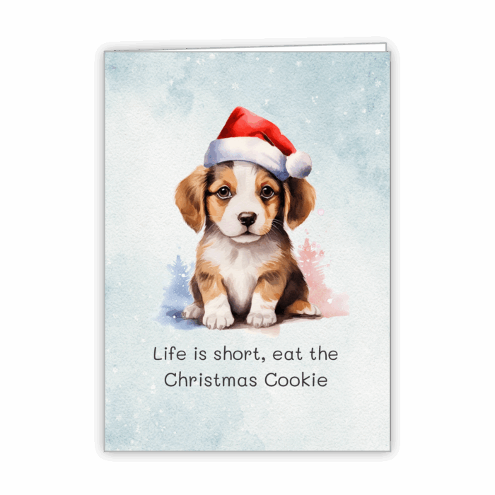 Christmas Greeting Card Tails
