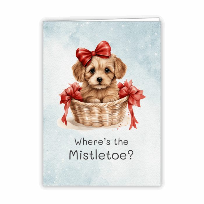 Christmas Greeting Card Tails