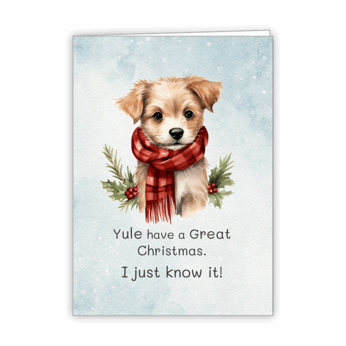 Christmas Greeting Card Tails
