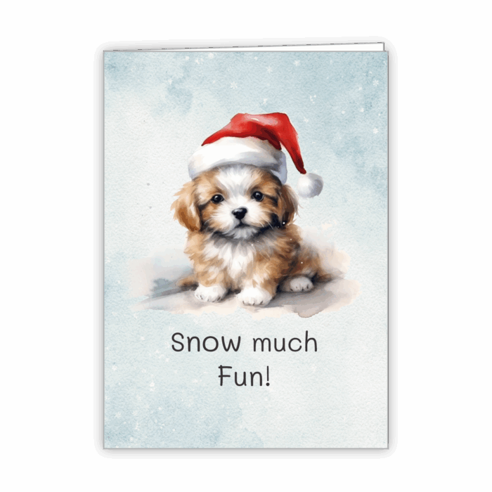 Christmas Greeting Card Tails