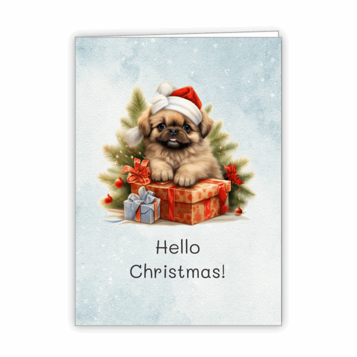 Christmas Greeting Card Tails