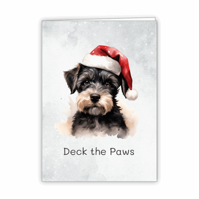 Christmas Greeting Card Tails
