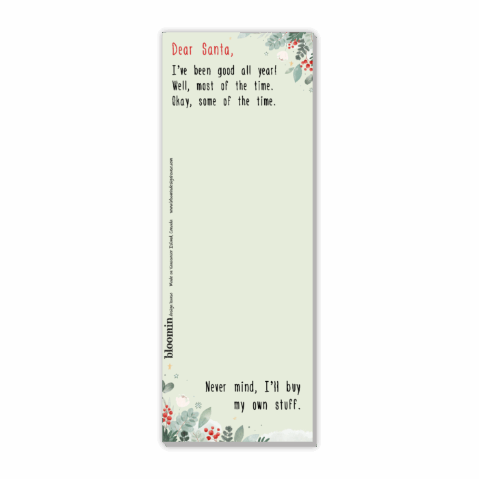 Christmas Notepad