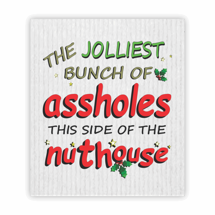 Christmas Swedish Dishcloth