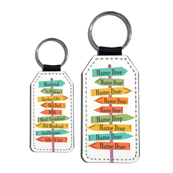Name Drop Keychain