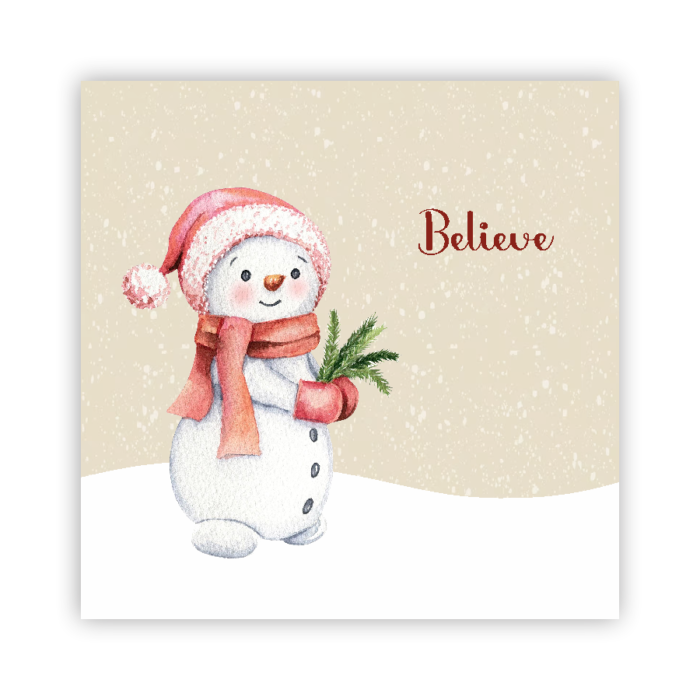 Christmas Coaster Absorbent