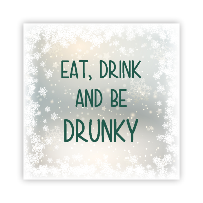 Christmas Coaster Absorbent