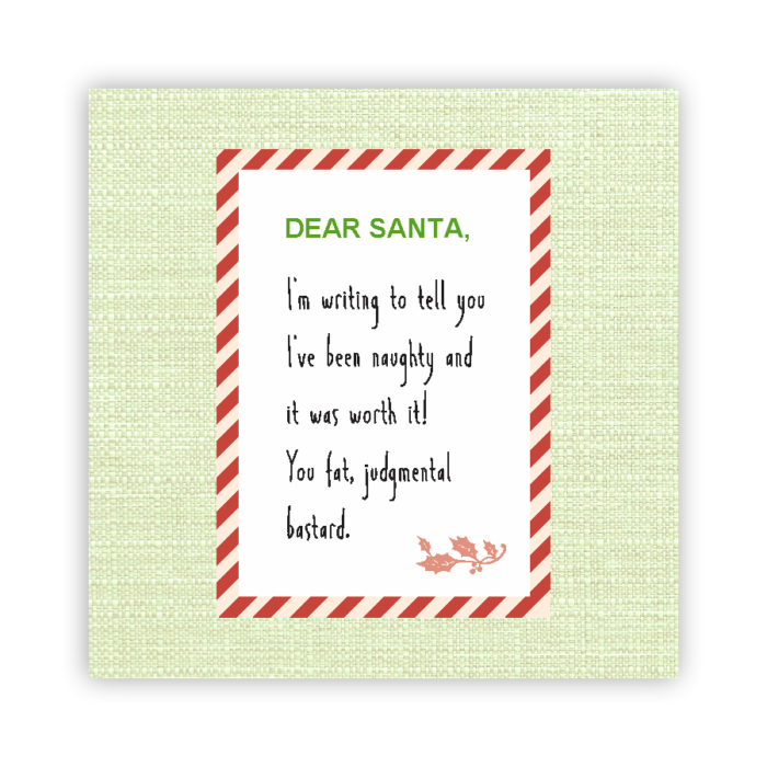 Christmas Coaster Absorbent