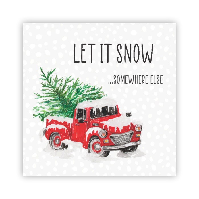 Christmas Coaster Absorbent