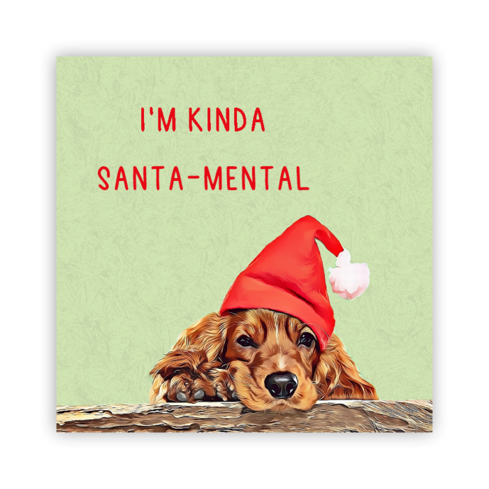 Christmas Coaster Absorbent