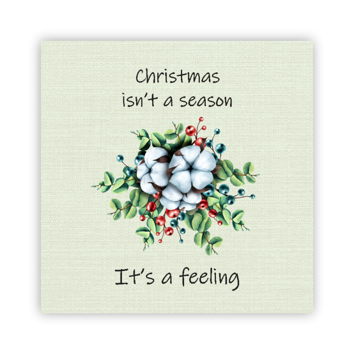 Christmas Coaster Absorbent