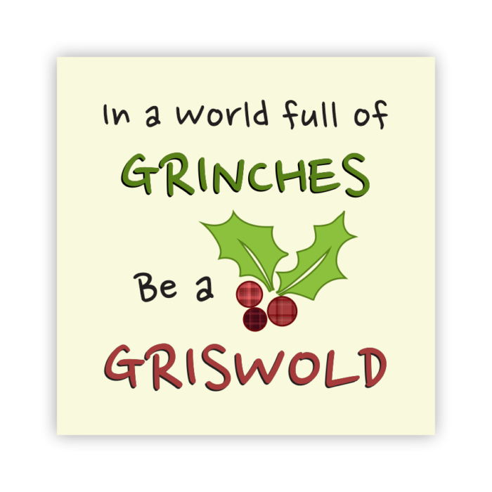 Christmas Coaster Absorbent