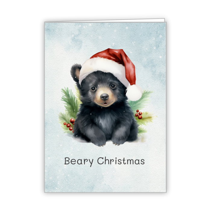 Christmas Greeting Card Tails