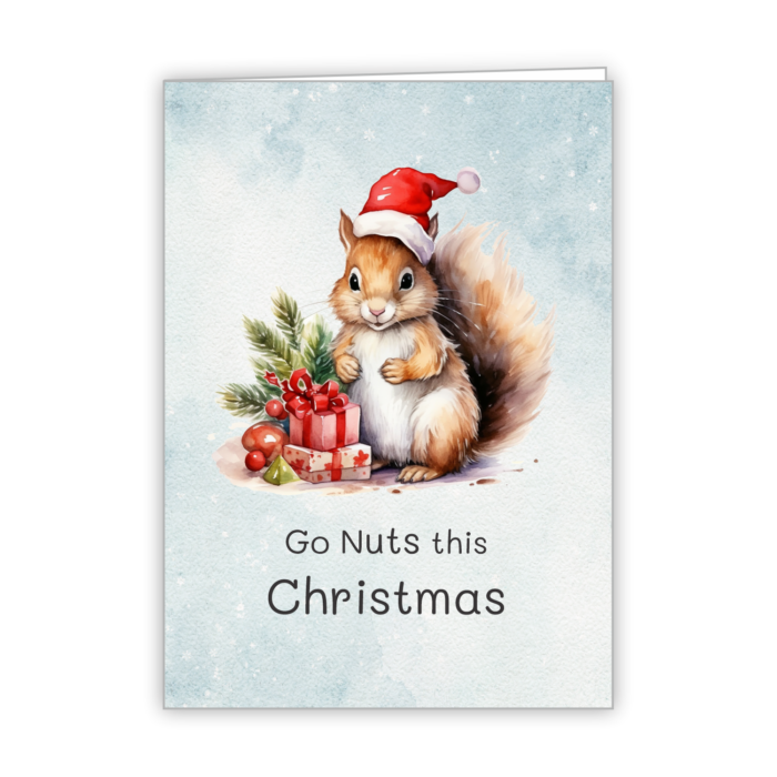 Christmas Greeting Card Tails