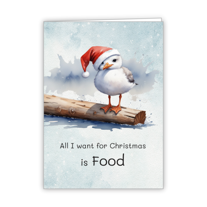 Christmas Greeting Card Tails