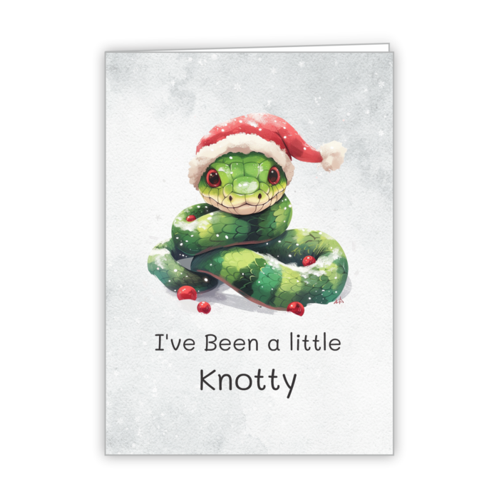 Christmas Greeting Card Tails