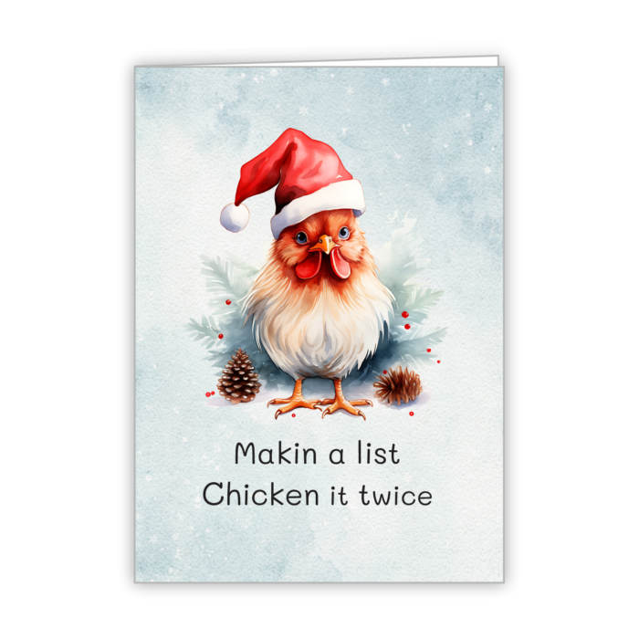 Christmas Greeting Card Tails