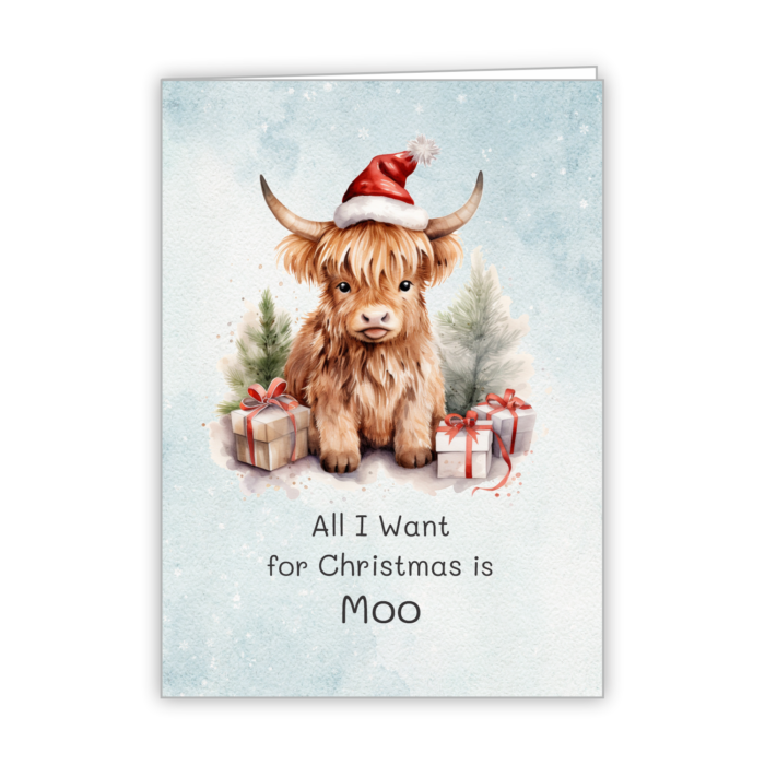 Christmas Greeting Card Tails