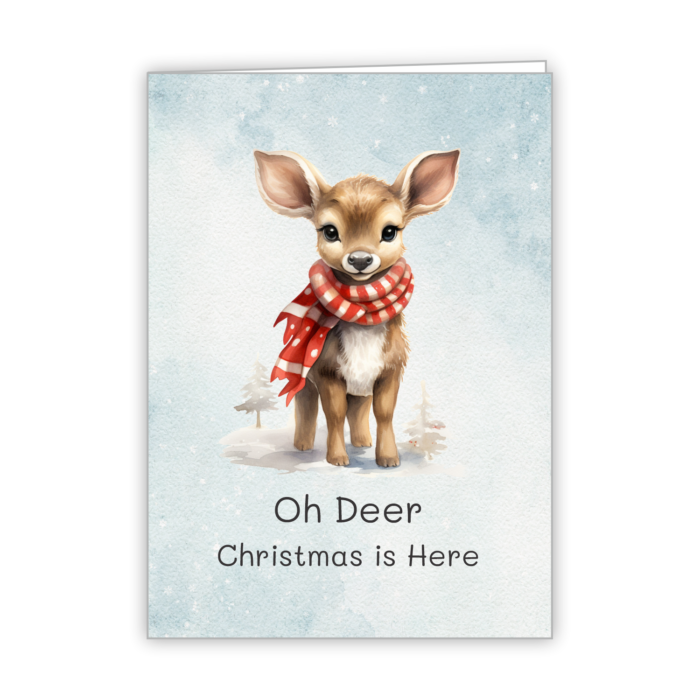 Christmas Greeting Card Tails