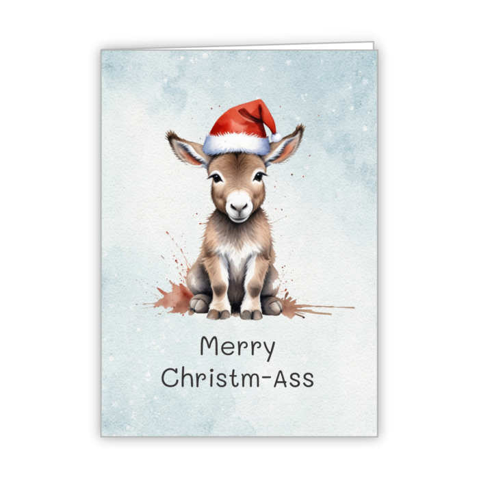 Christmas Greeting Card Tails