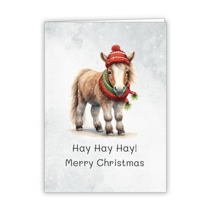 Christmas Greeting Card Tails