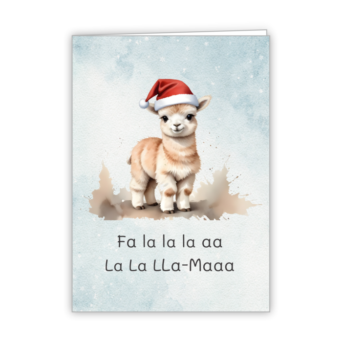 Christmas Greeting Card Tails