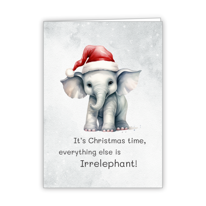 Christmas Greeting Card Tails