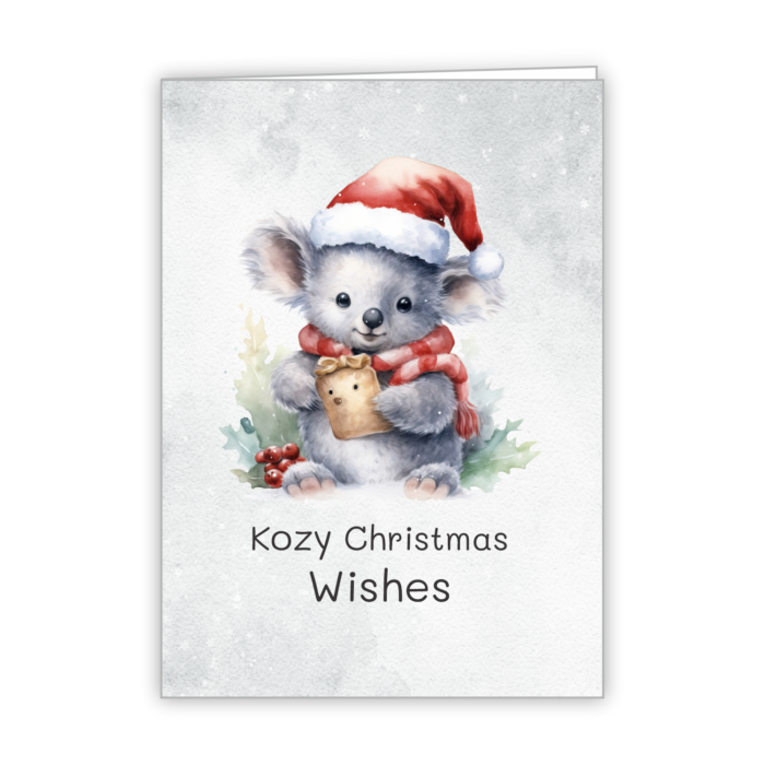 Christmas Greeting Card Tails