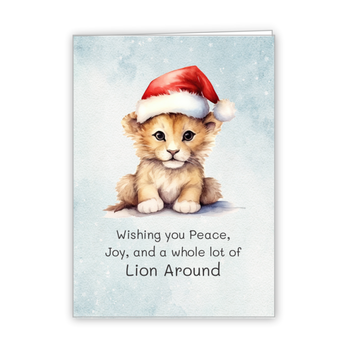 Christmas Greeting Card Tails