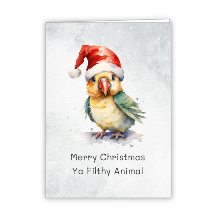 Christmas Greeting Card Tails