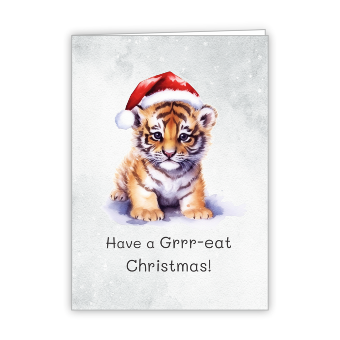 Christmas Greeting Card Tails