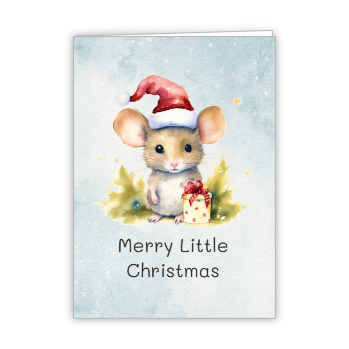 Christmas Greeting Card Tails