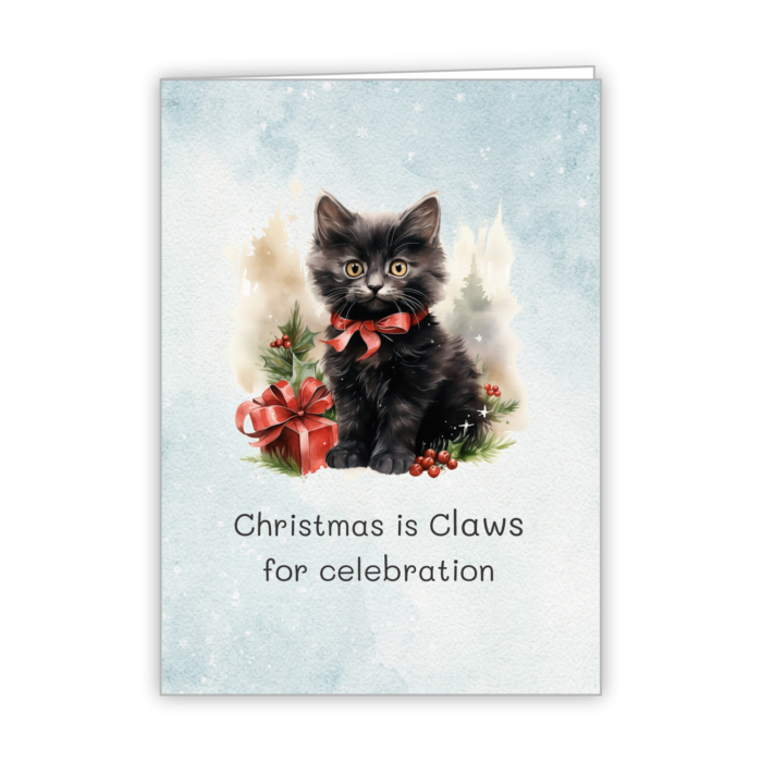 Christmas Greeting Card Tails