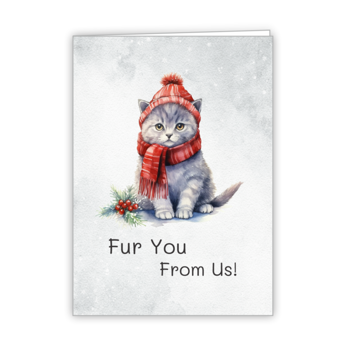 Christmas Greeting Card Tails