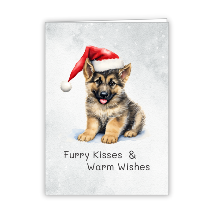 Christmas Greeting Card Tails